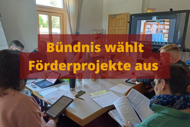 Das Kernbündnis der PfD Zittau berät über die Förderanträge